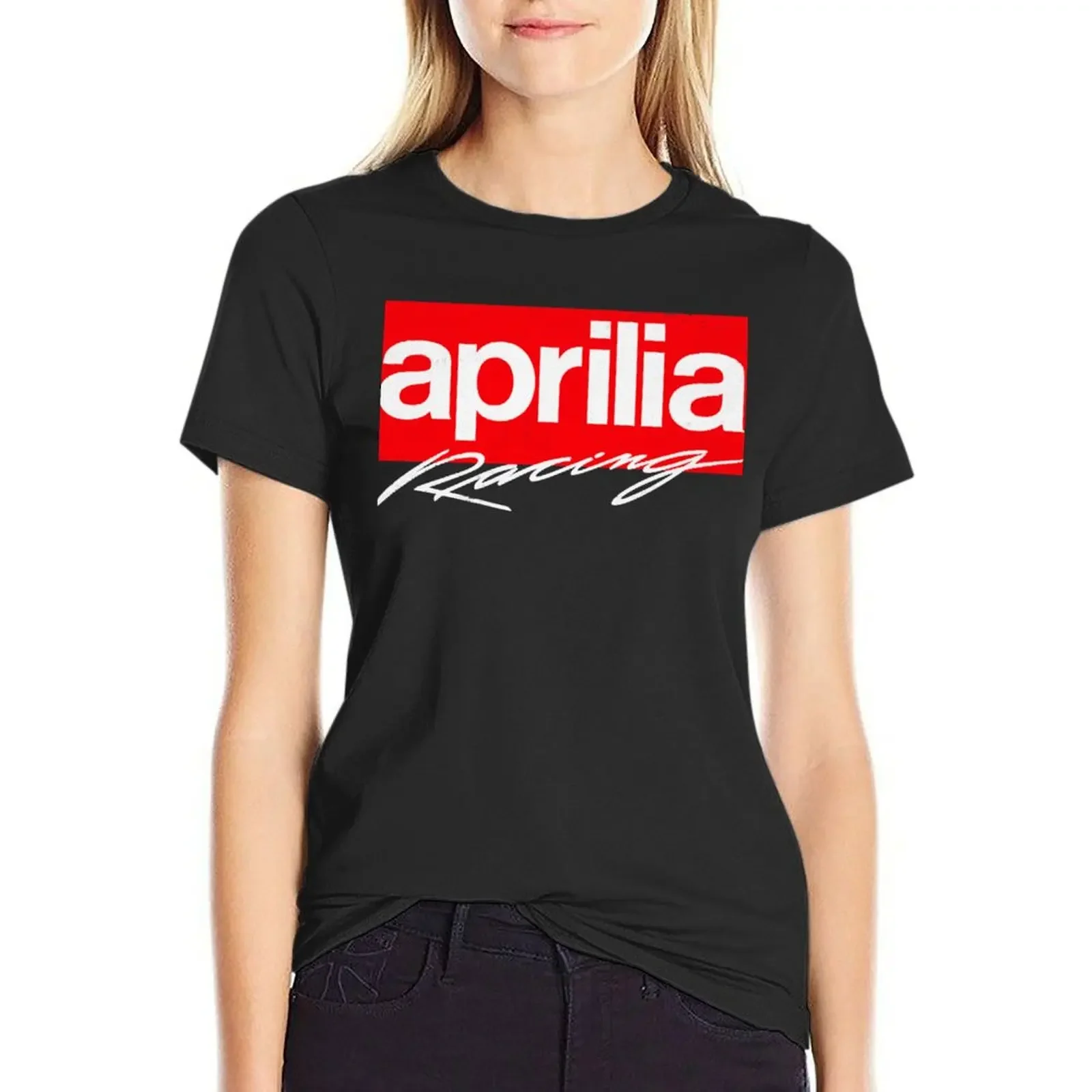 Aprilia Racing Classic T-Shirt oversized animal print shirt for girls Women clothes