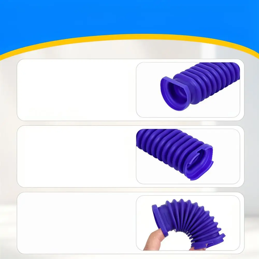 Blue Flexible Hose For Dyson V8 Slim V10 Slim V12 Slim V15 Slim Vacuum Cleaner Parts Replacement Connection Tube
