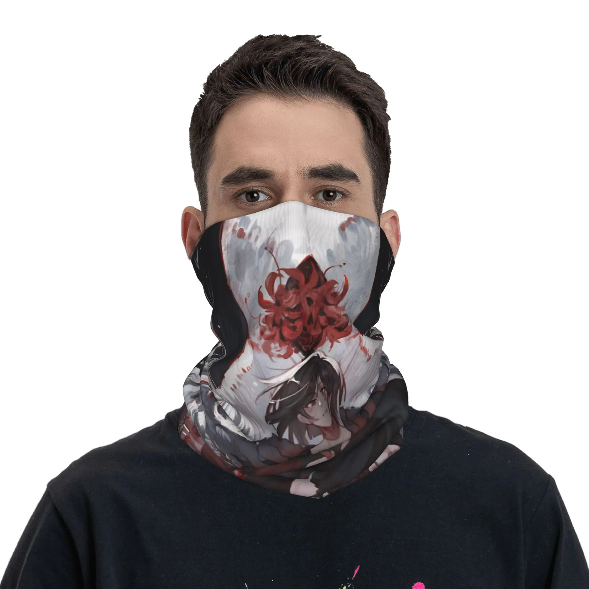 Game Silent Hill F Anime Bandana Neck Cover Printed  Magic Scarf Warm Face Mask Hiking Unisex Adult Washable