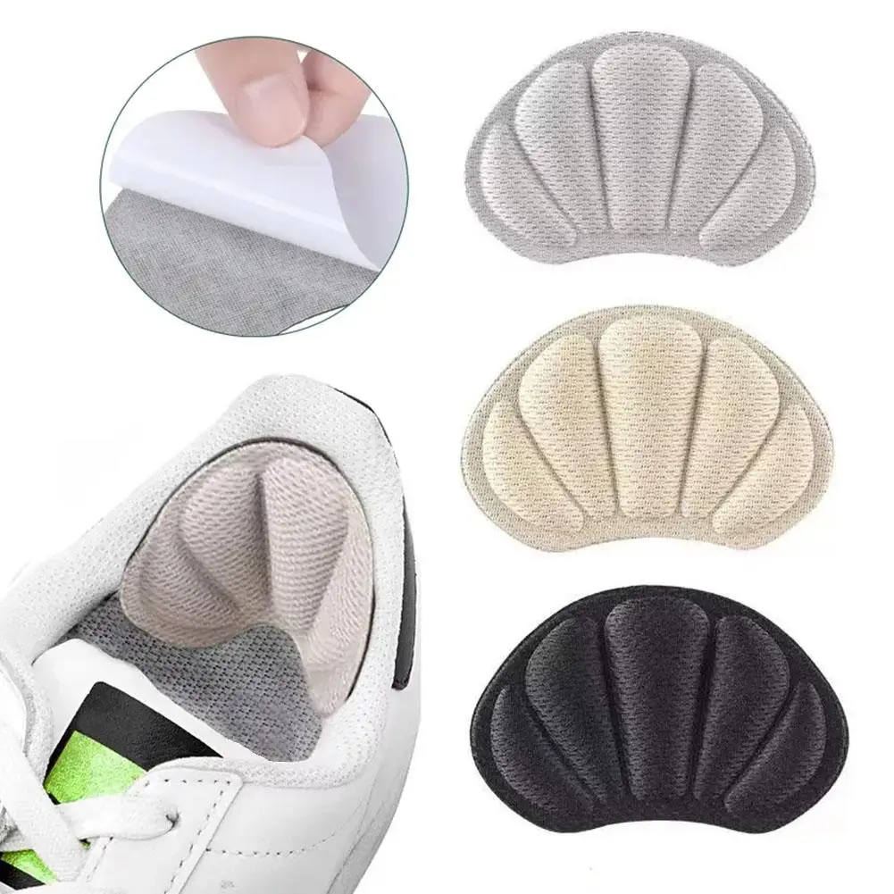 Anti Wear Prevent Dropping Insoles Light Weight Sports Heel Pads Adjustable Size Back Sticker Shoe Size Adjustment Tool