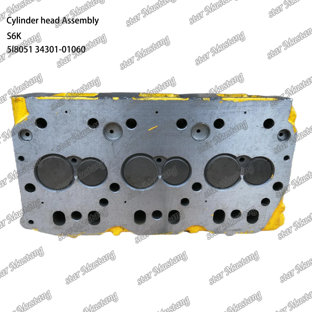 S6K Cylinder head Assembly 5I8051 34301-01060 Suitable For Caterpillar Engine