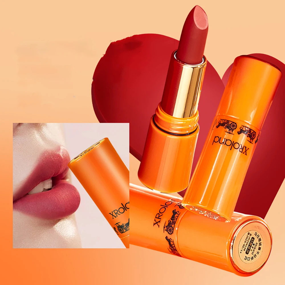 

2 Colors Bean Paste Lipstick Matte Lipstick Makeup for women Lip Stick Moisturizing Lasting Lip Gloss Lips Cosmetics