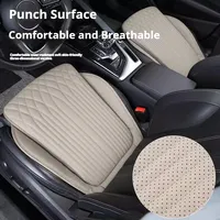 New Front Car Seat Cover PU Leather Cars Seat Cushion Protector Automobiles Universal Mat Chair Seat Car Auto Pad Accessories