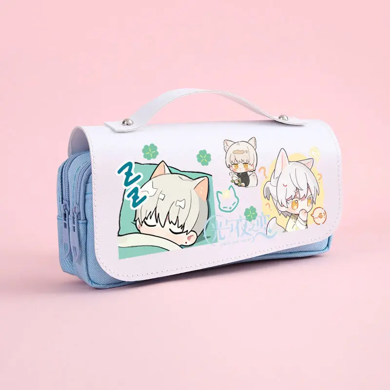 Neues Licht und Nacht Charlie Sariel Anime Mode Messenger Federmäppchen große Kapazität Aufbewahrungstasche Briefpapier Box Lolita Geschenk