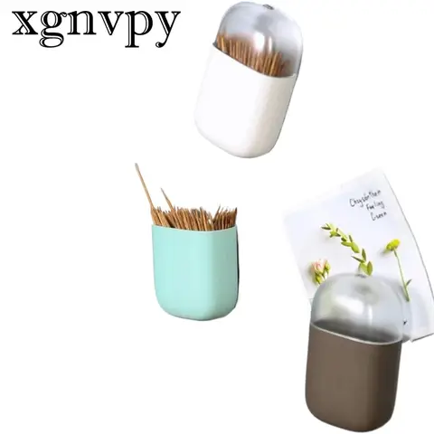 Xgnvpy 휴대용 디펜서 이쑤시개 보관함, ABS 플라스틱 냉장고 자석 상자, 싱글 피스 도구, 가정용 주방 가제트