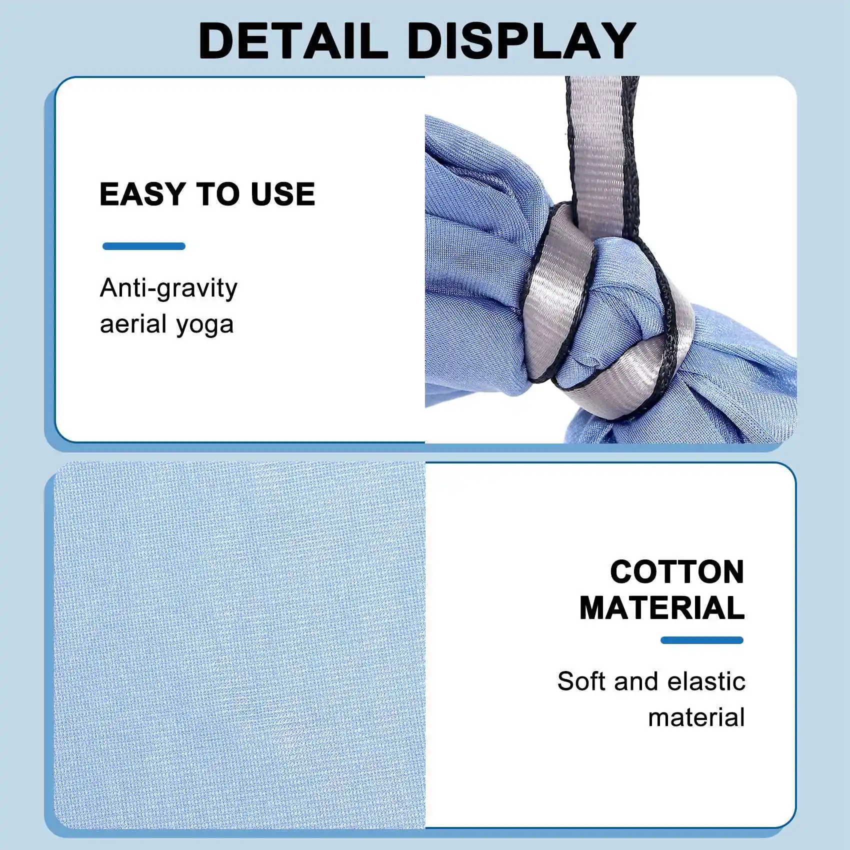 B78B-أطفال أرجوحة أرجوحة قطنية للتوحد ADHD إضافة العلاج علاج الطفل مرونة الطرود مقعد ثابت سوينغ كرسي لعبة #3