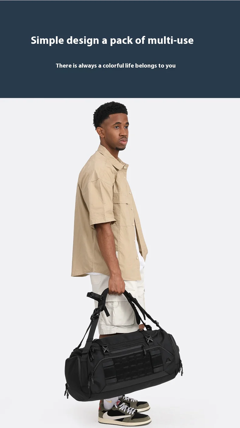 Large Capacity Multi-function Tote Bag Men Waterproof Outdoor Travel BagsTactical Techwear Backpack bolsos para hombre сумка sac