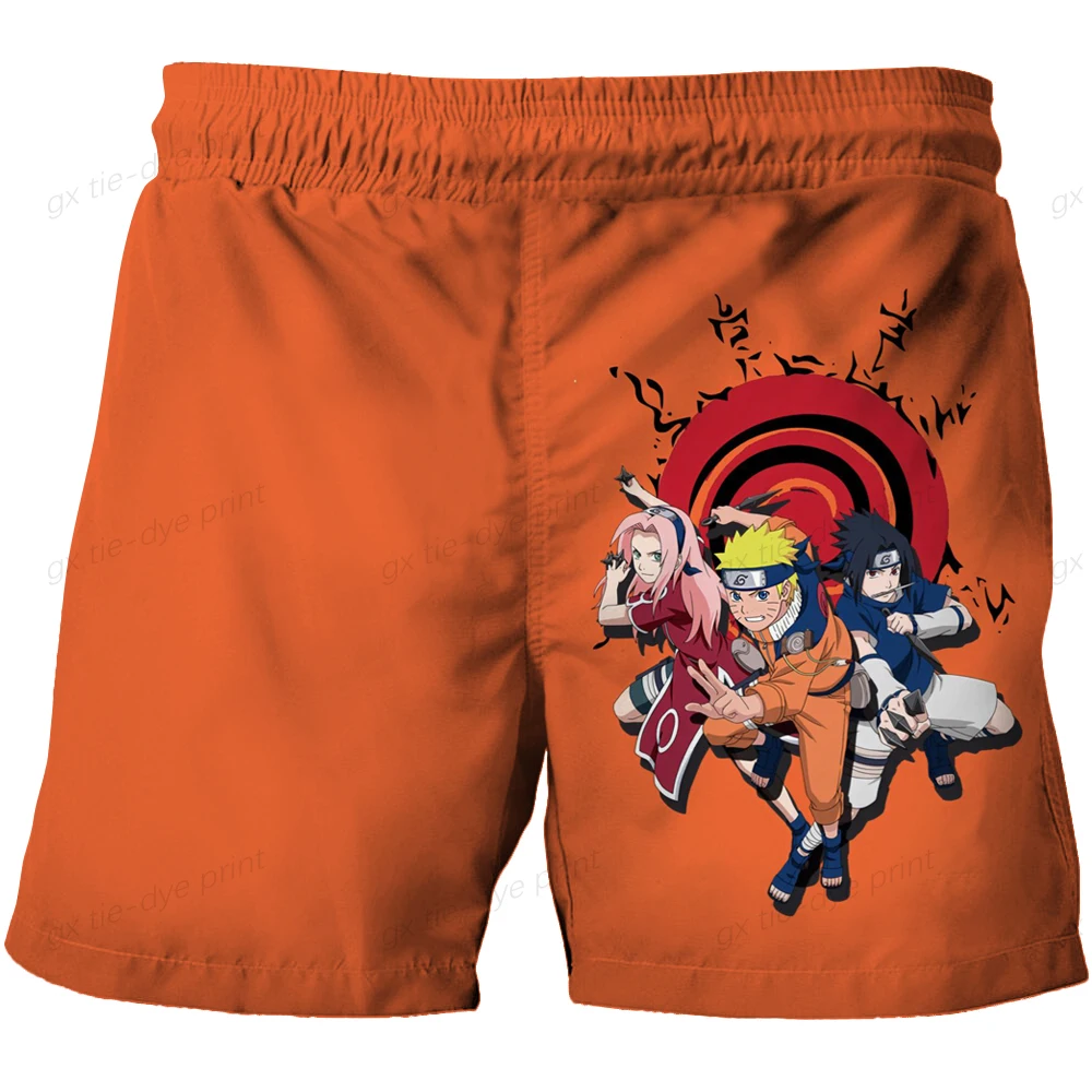 

Naruto Children's Shorts Surfing Swimsuit 2025 Summer Quick Drying Shorts Children's Beach Boys Kids Casual Cool Shorts 4t-14t