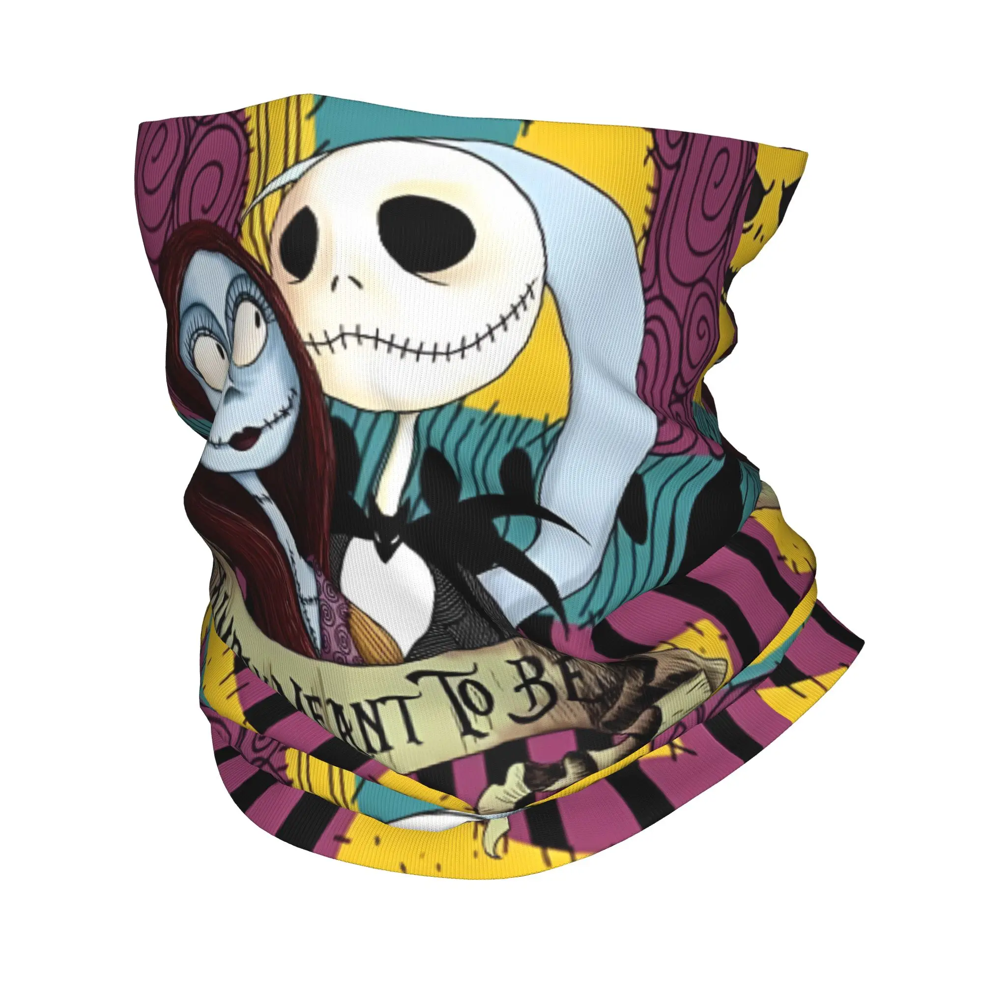 

Многофункциональная бандана-балаклава «Кошмар перед Рождеством» в аниме-стиле для мужчин и женщин: шарф-воротник для походов и бега, согревающая маска