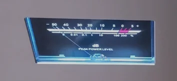 High Precision Golden Throat VU Level Meter Power Amplifier with Backlight Audio Meter P-134 Bile Fever DB Meter Head