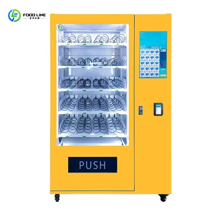 Foodline Intelligent Vending Machine for Snacks Drinks Smart Touch Screen Vending Machine Vending Machine for Sale Customized