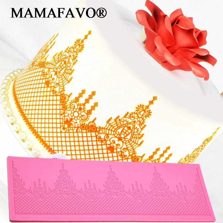 New Arrival Crown Lace Cake mold, Silicone Mold Christmas Cake Decorating tools, Kitchen Accessories