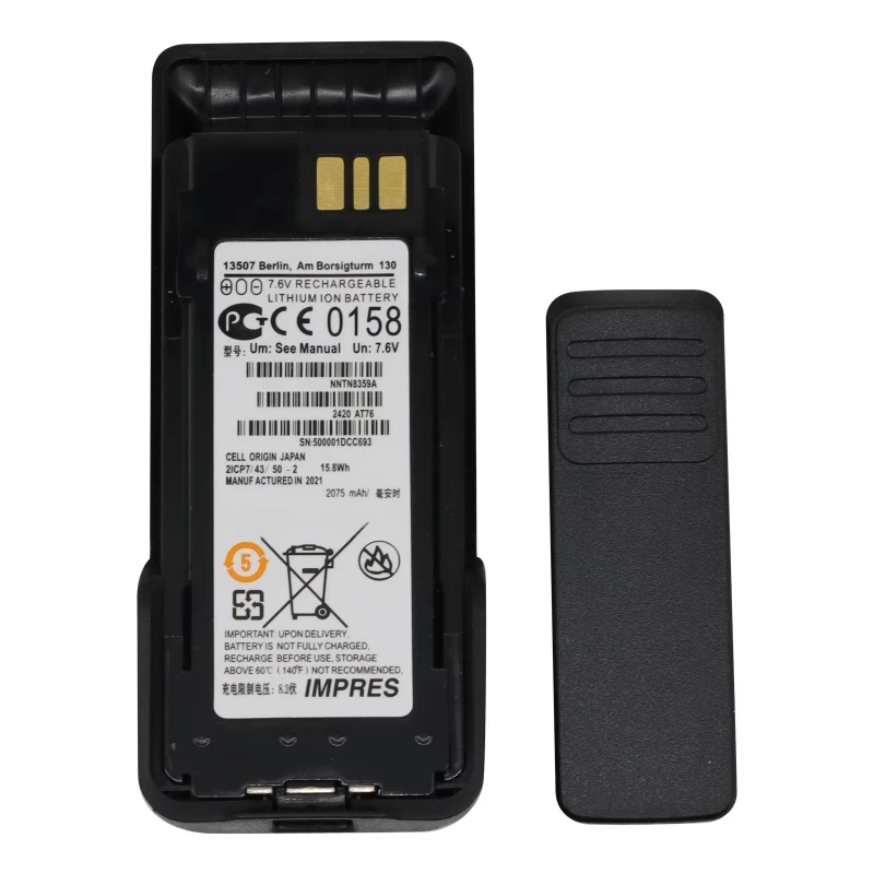 แบตเตอรี่ NNTN8359A สำหรับวิทยุ Motorola DP4000EX DP4401EX DP4801EX XPR7350Ex XPR7550Ex DGP8550E XIR P8608EX XIR P8668EX