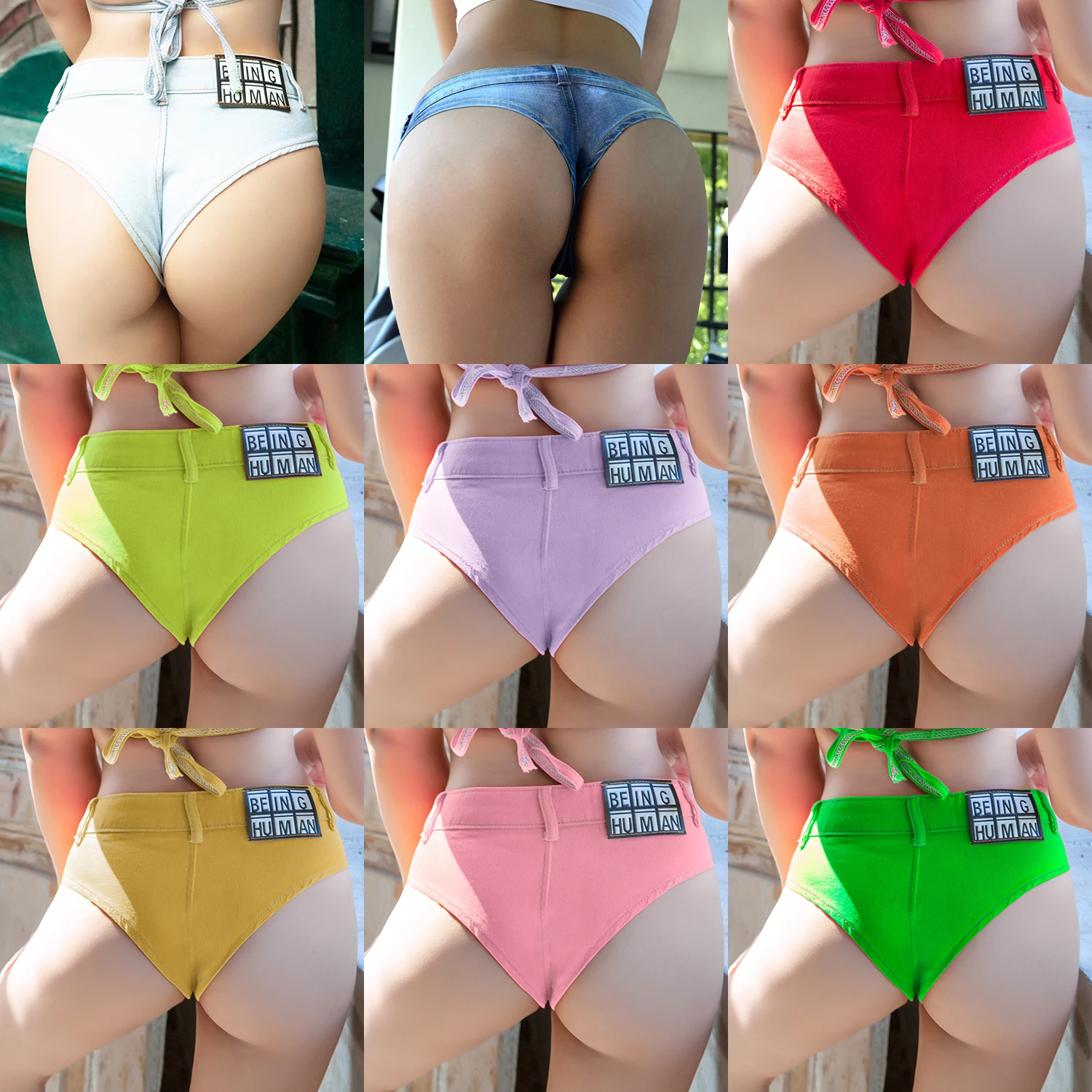 

6201 # Европейские и американские женские сексуальные джинсовые шорты, шорты, ультра короткие джинсы, рваные дырки, женская одежда для ночного клуба