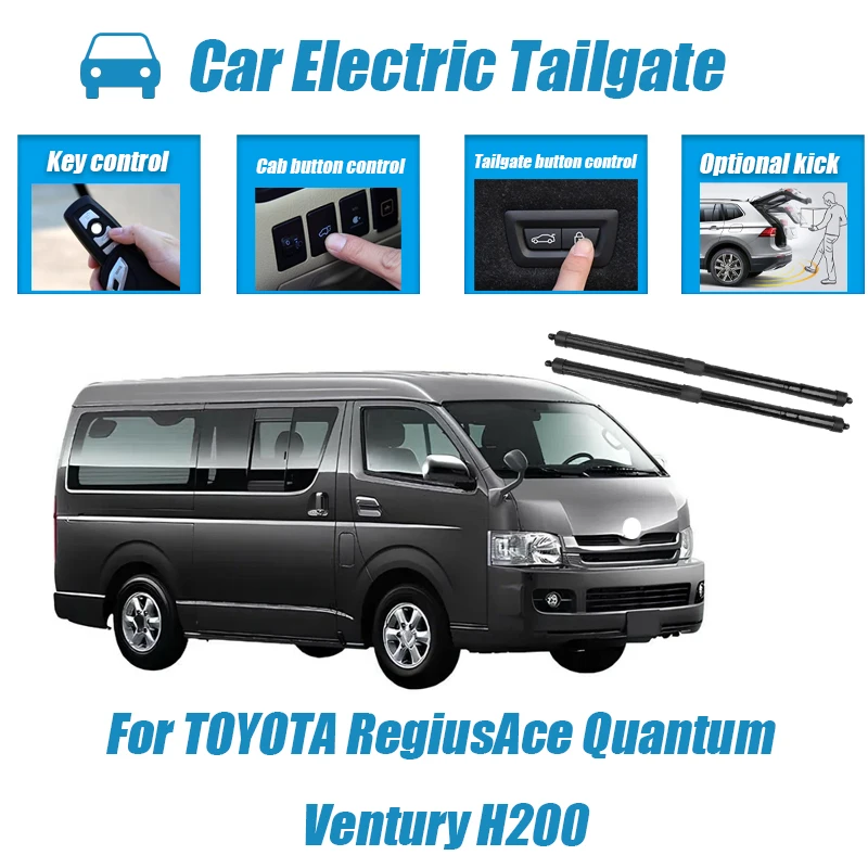 

Car Power Trunk Lift Electric Hatch Tailgate Strut Auto Rear Door Actuator For TOYOTA RegiusAce Quantum Ventury H200 Silently