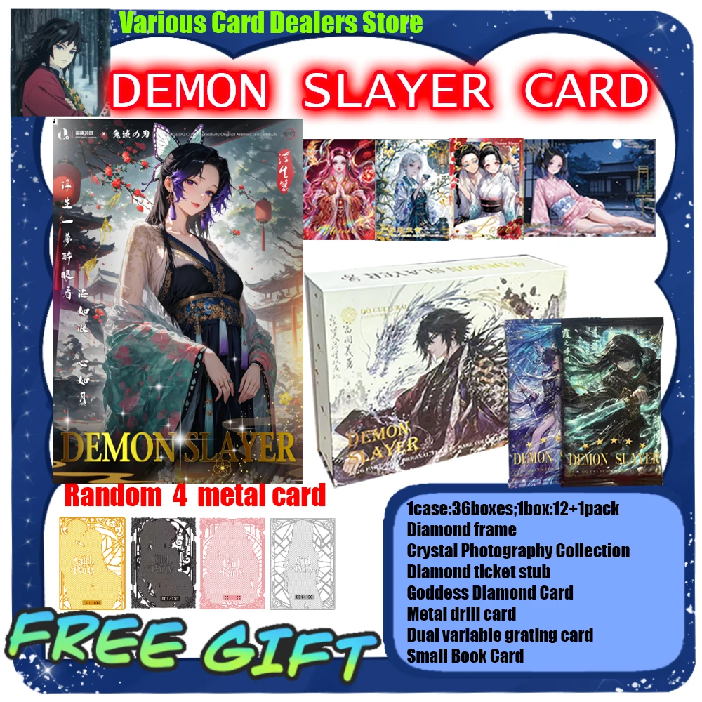 2026 New Game Collectible Cards, Douqu Creation Demon Slayer Floating Life Trading Cards