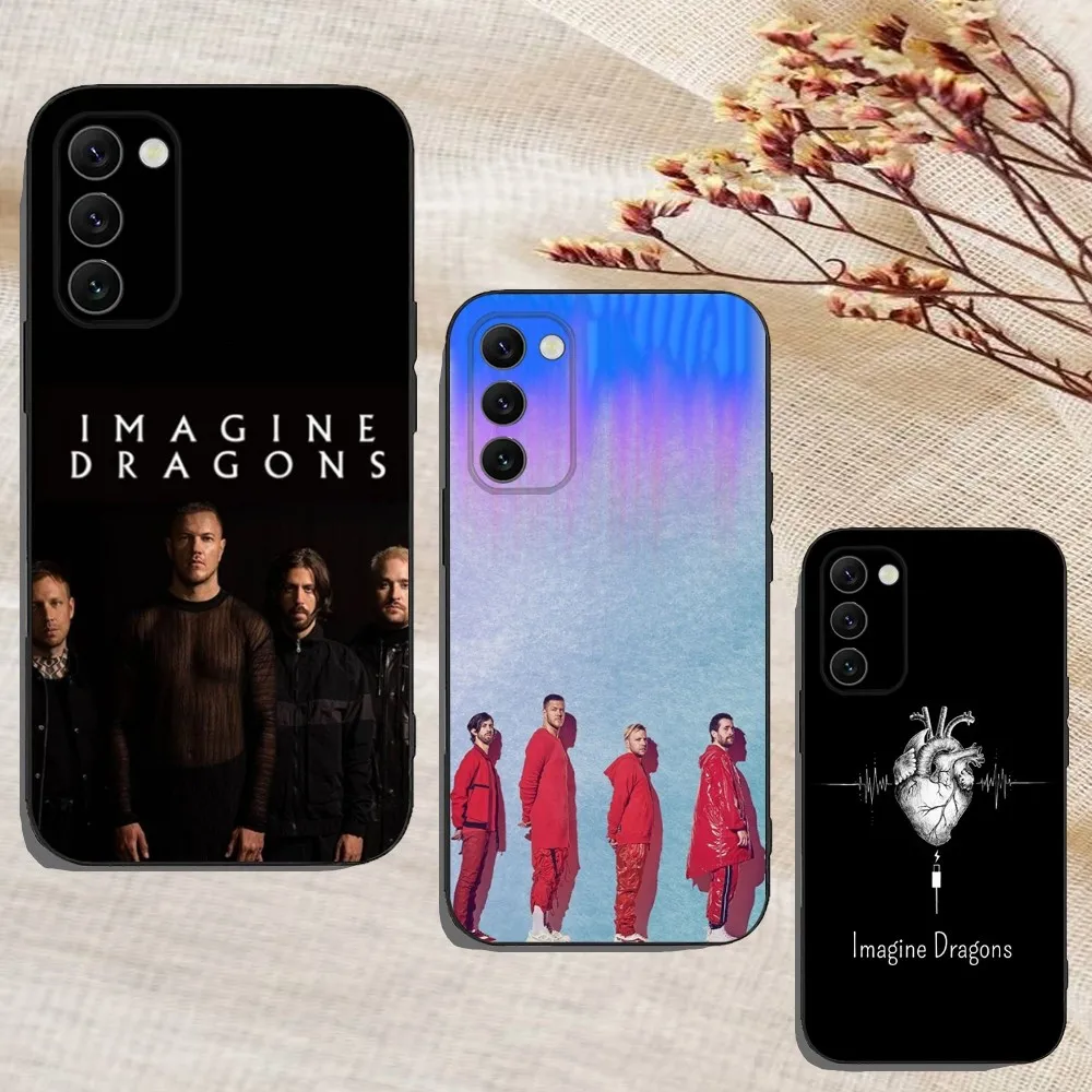 Band I-Imagine Dragons Loom Phone Case For Samsung Galaxy A13,A21s,A22,A31,A32,A52,A53,A71,A80,A91 Soft Black Cover