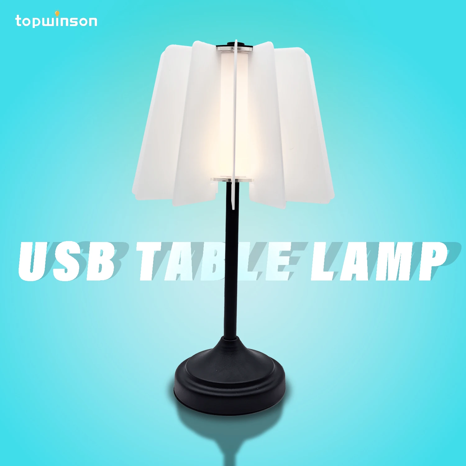 Bedroom bedside table lamp USB plug adjustable DIY acrylic design LED light 3 colors optional night light