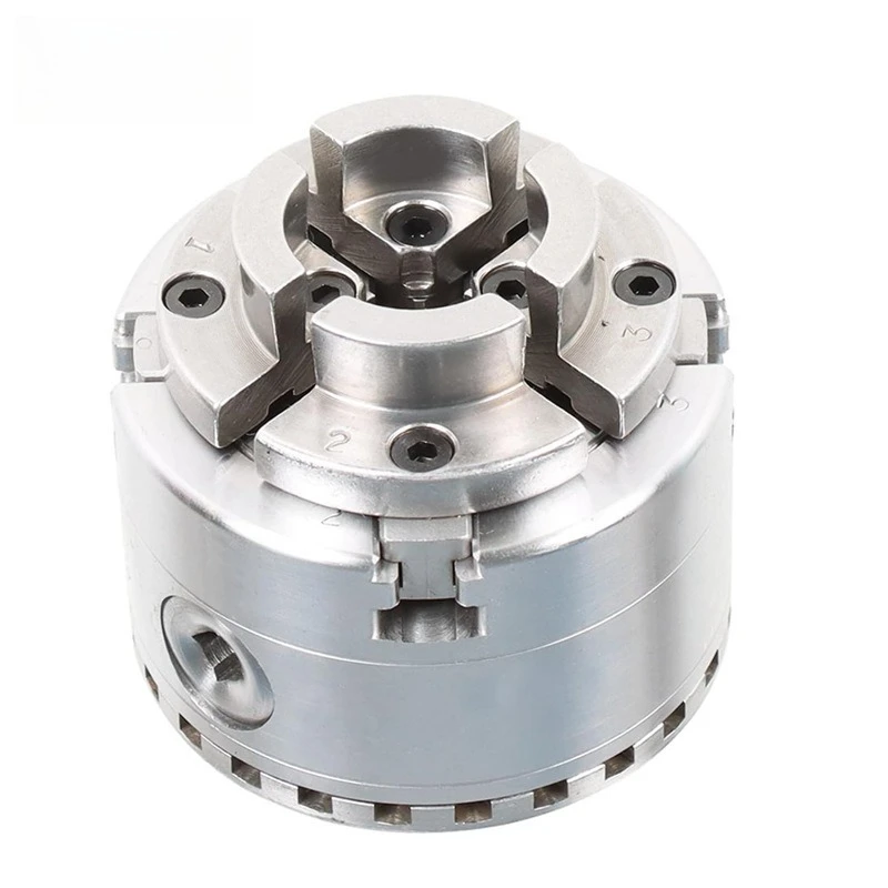 4-claw Self Centering Lathe Chuck Assembly Woodworking Lathe Key