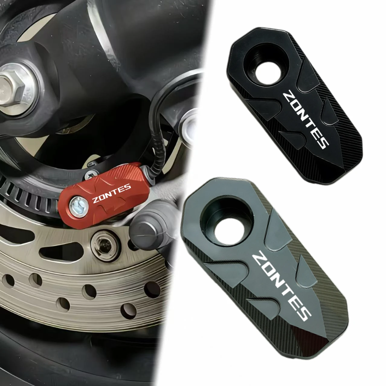 

For ZONTES 368G 368D 368E 368K 350E 703F 703RR Motorcycle CNC Aluminum Front Rear Wheel ABS Sensor Protection Guard Cover