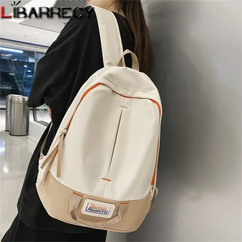 2023 חדש נשים תרמיל גדול קיבולת יוניסקס ניגודיות צבע נשים תרמיל נשי גדול קיבולת נשי בית ספר תרמילי שק