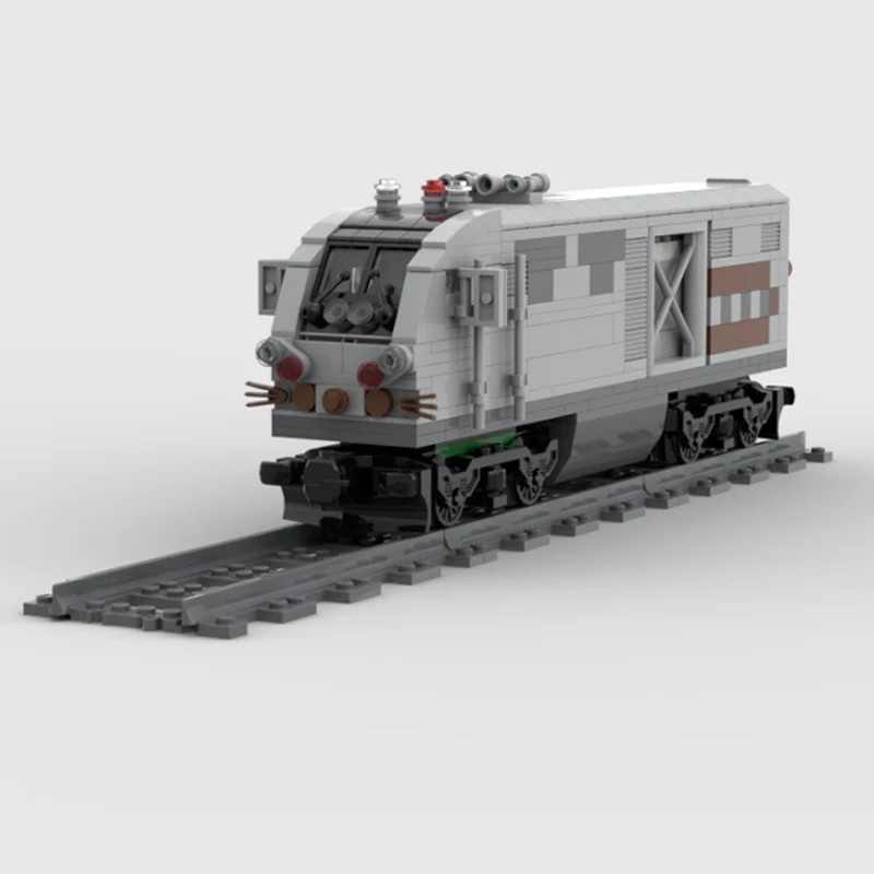 City Car Model MOC Building Bricks Dark Chocolate Smart Locomotive Modular Technology Gifts Holiday Assemble Children Toys Suit