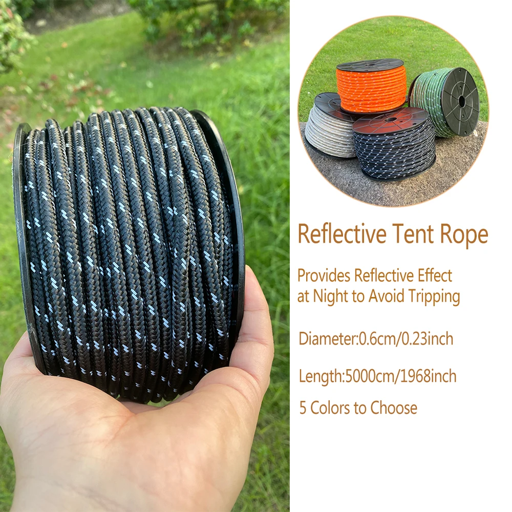 6mm 50M Nylon Reflective Tent  - огляд і ціна Outdoor Camping Guy