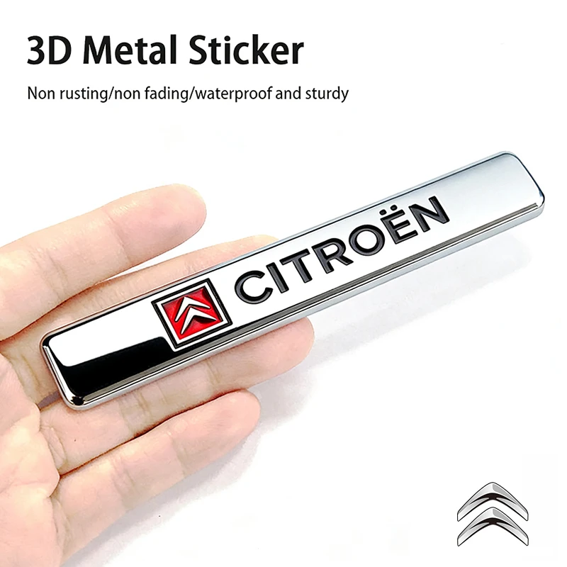 1 pçs 3d metal esporte vip emblema emblema adesivo de carro acessórios para citroen c1 ds3 c2 c3 vts c4 saxo c4l c5 c6 c8 xsara C3-XR