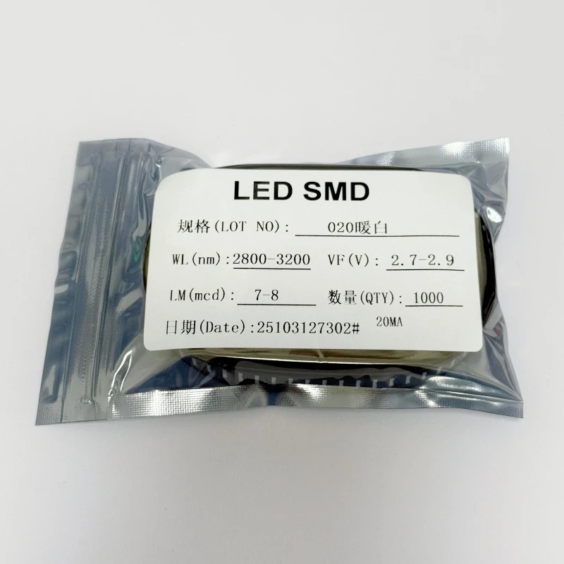 100 SZT. MINI 020 WSZYSTKIE KOLORY LED SMD Z BOCZNYM ŚWIATŁOŚCIĄ CZERWONY NIEBIESKI ZIELONY ŻÓŁTY POMARAŃCZOWY BURSZTYNOWY RÓŻOWY LODOWO-NIEBIESKI FIOLETOWY CIEPŁY NATURALNY BIAŁY 3806