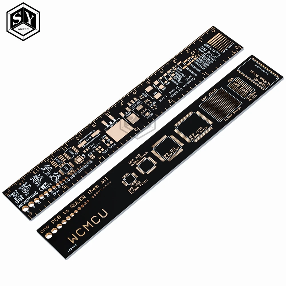 PCB Ruler For Electronic Engineers For Geeks Makers For Arduino Fans PCB Reference Ruler PCB Packaging Units v2 - 6