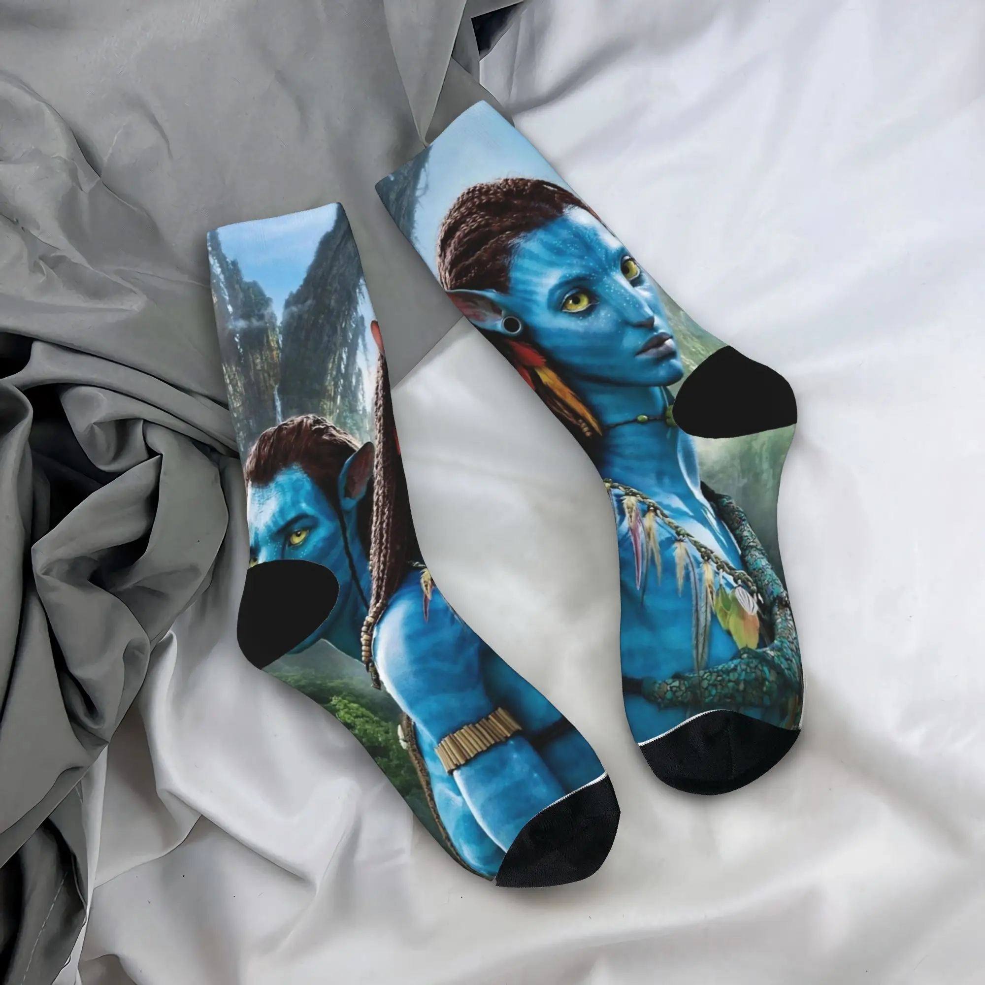 

Носки с принтом аватаров, чулки на заказ, противоскользящие мужские носки, мягкие дышащие зимние носки для скалолазания в стиле Харадзюку