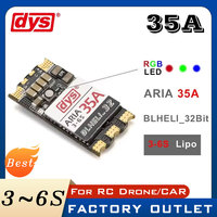 DYS Brushless ESC Aria BLHeli_32bit 35A 35amp 3S-6S Dshot1200 Ready Built-in Current Meter Sensor For RC Models Quadcopter Part