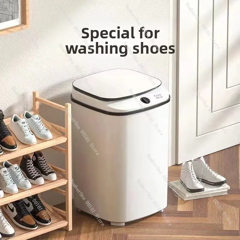 

Fully Automatic Shoe Washer Machine 3-in-1 Wash Dry Disinfect for Home Dormitory Compact Design