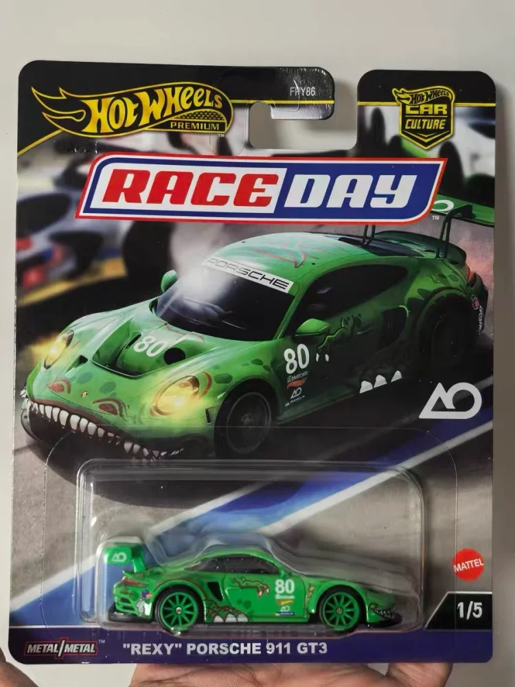 

Новая коллекционная модель автомобиля Hot Wheels Fpy86 Race Day Series: 911 Corvette, Nissan Z GT4, литая под давлением, из сплава, игрушка для мальчиков, подарок