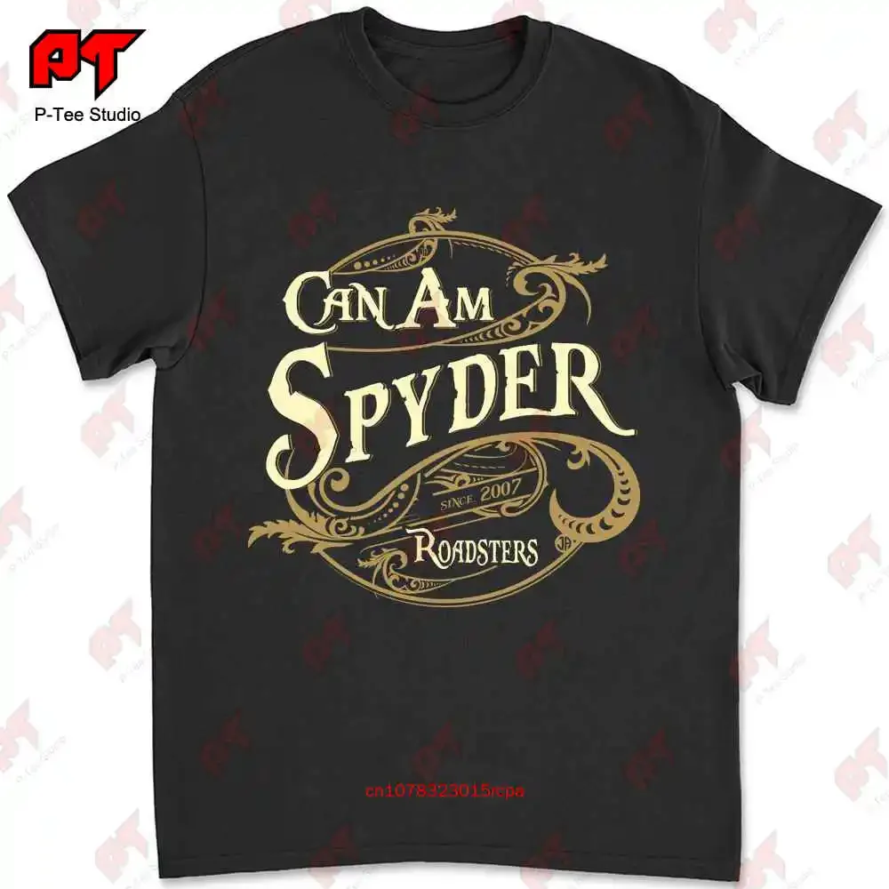 Can Am Spyder Retro Black Short Sleeve Unisex T Shirt NKZT