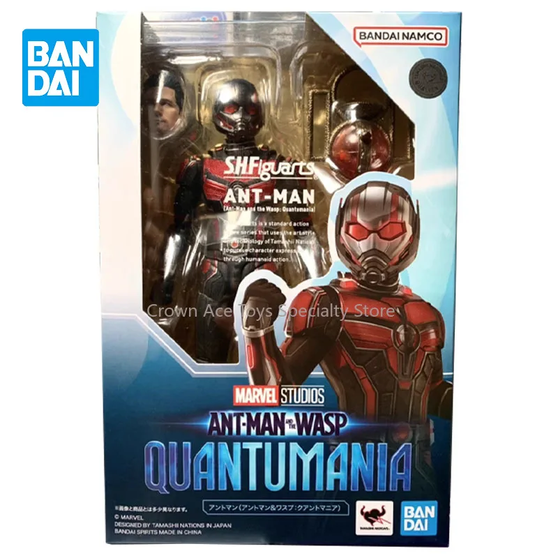 Bandai Genuine Figure Ant-Man and the Wasp：Quantumania Model Kit Anime Figures SHF Ant-Man Action Figure Toys for Children Gifts