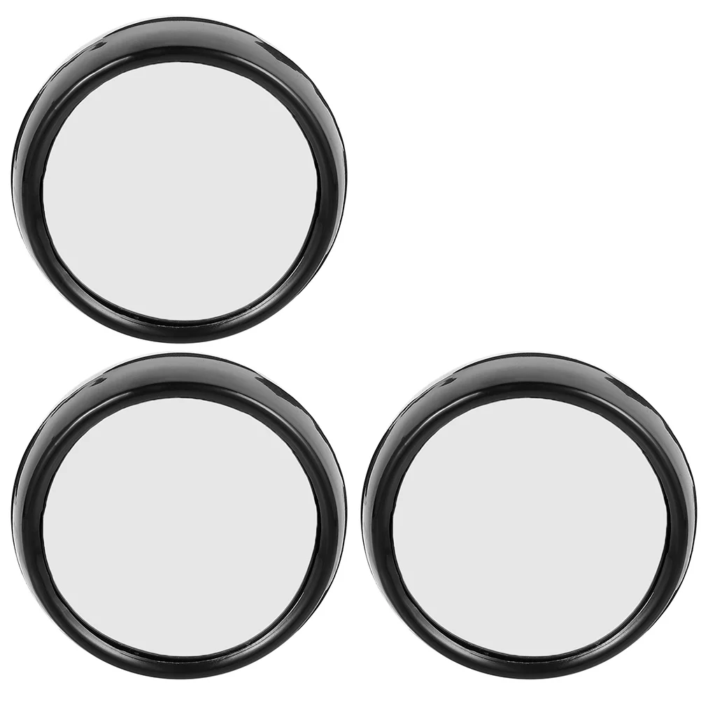 3 Pcs Cubicle Computer Mirror Small Office Desk Cubical Accessories for Work Convex Portable Mini