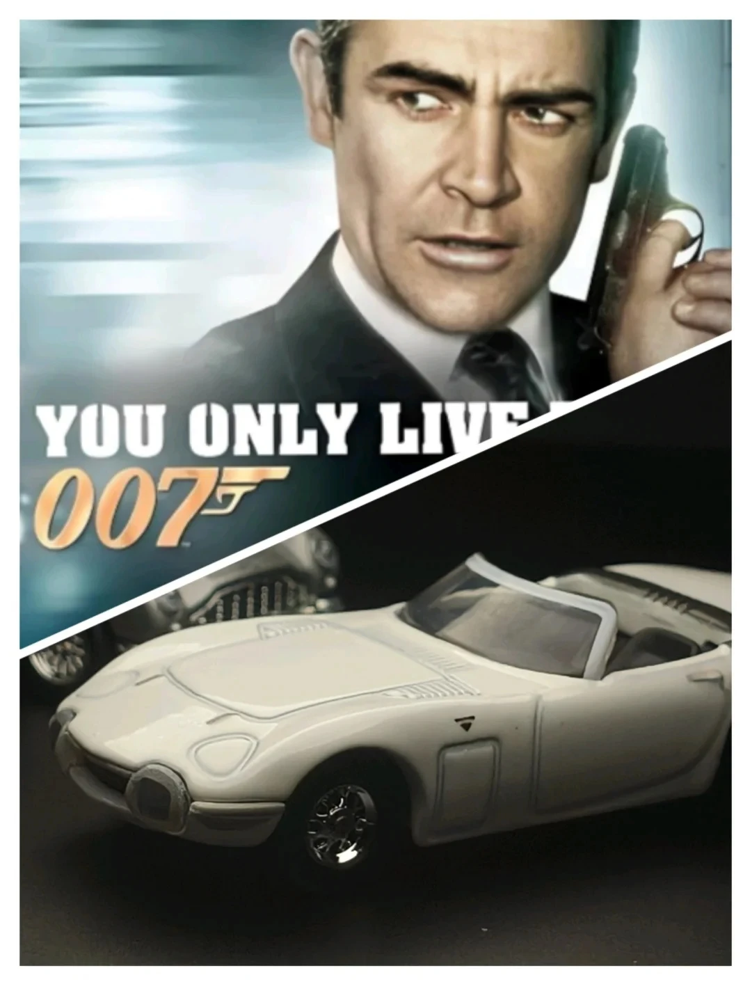 ホットウィール プレミアム 1/64 スケール ダイキャスト 007 トヨタ 2000GT ロードスター コレクタブル 合金製 車模型 車両玩具 大人向けファン コレクター向け