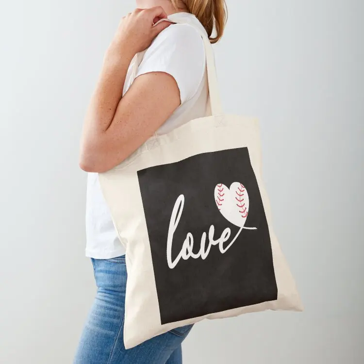 

Cute I Love Baseball Tote Bag large size bags Shopping bags shoping bag Lady bags