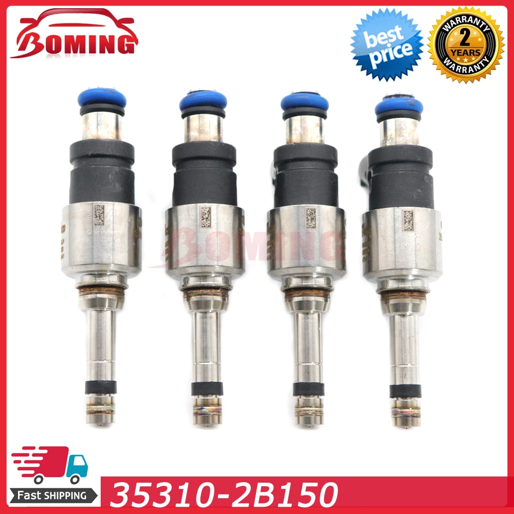 4PCS New Fuel Injectors 35310-2B150 For Kia Rio Soul Hyundai Accent 1.6L 2017-2020 353102B150 35310 2B150