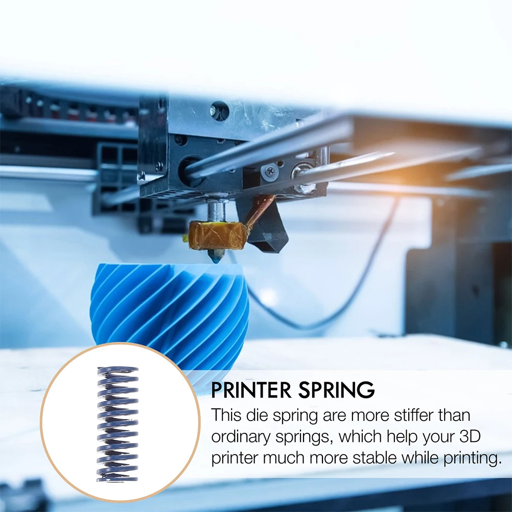 

15pcs 3D Printer Springs Spring Kit Compression Small Blue 8Mm Heated Bed Leveling Accessories Metal Tension Spring For 3D