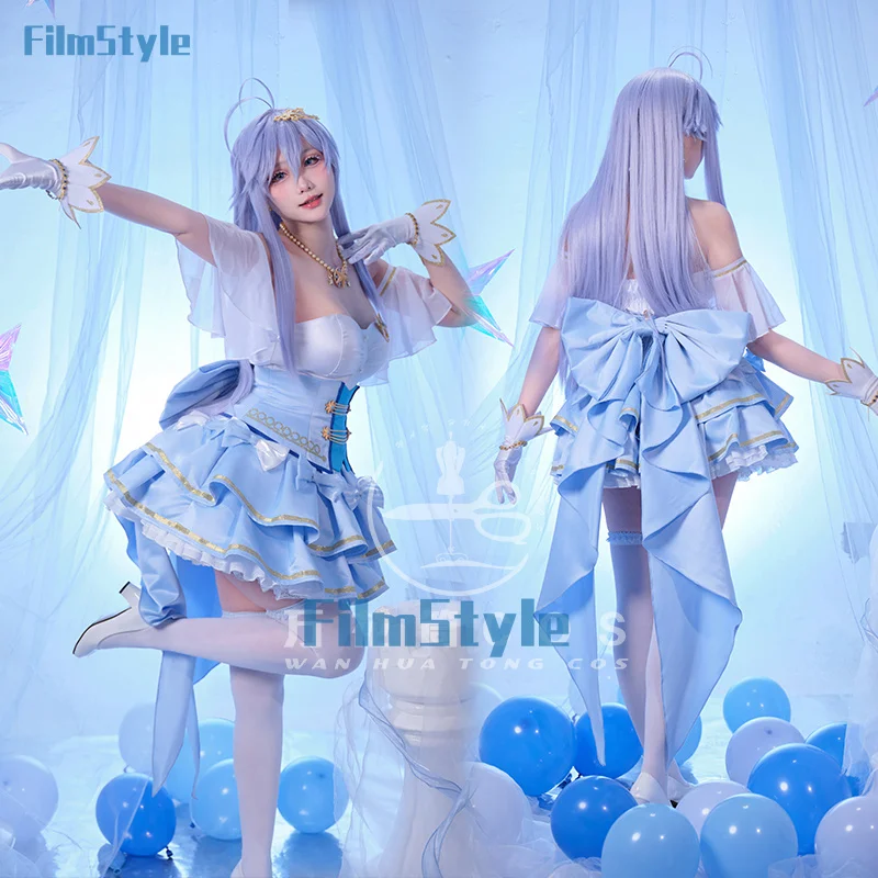 

Vladilena·Milize Cosplay Anime 86 -Eightysix- Costume Magical Girl Uniform Dress Halloween Party Role Play Clothing