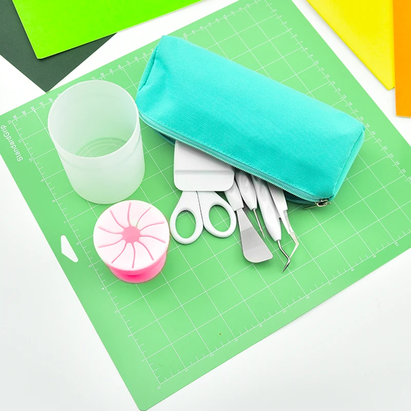 Portable Mini Silhouette Cameo Vinyl Weeding Tools Kit Cameo Letters DIY Craft Set Accessories For Sewing Machines