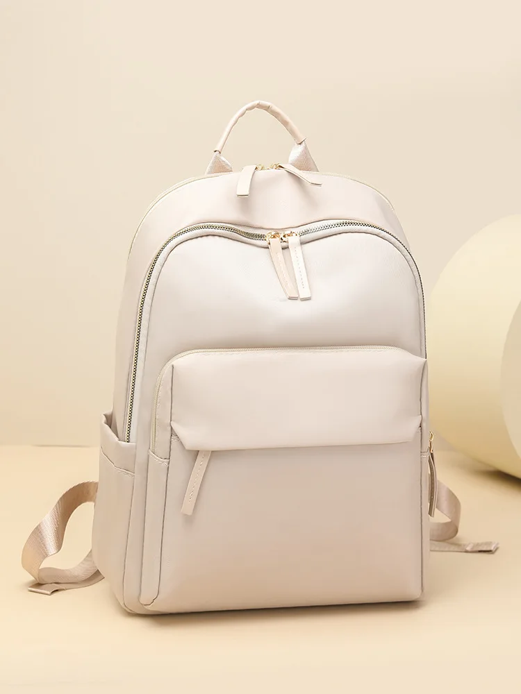 

New Simple Large Capacity Backpack Women Travel Business Teacher Backpack Laptop Shoulder Bag Girl School Student Backpack Purse
