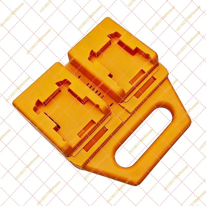 4-Slot Portable Battery Holder for 18V Lithium Batteries, Handheld Storage Rack Accessory