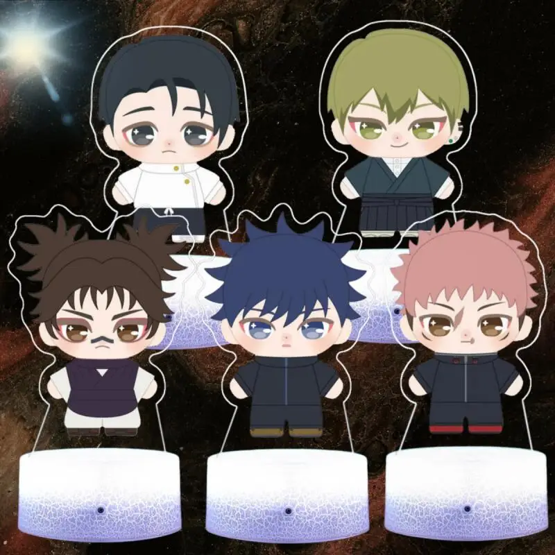 

Night Light for Jjk Yuta Okkotsu Naoya Zenin Choso Megumi Fushiguro Yuji Itadori Colorful Lights Anime Cartoons Desk Lamp Gift