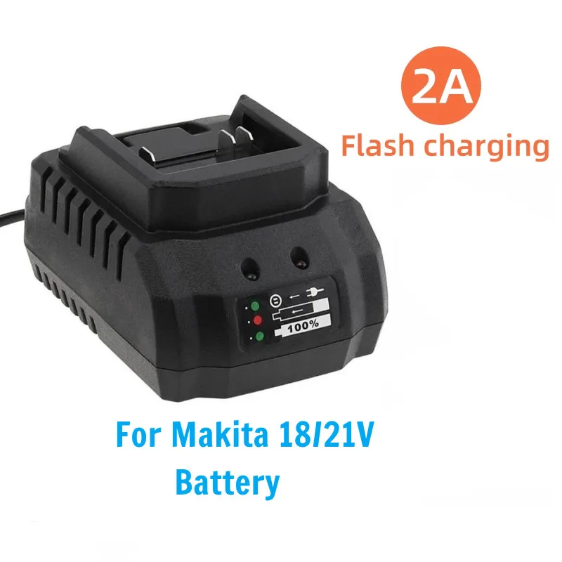 2.0A Fast Charging Battery Charger For Makita Model 18V 21V Lithium Battery Charger for BL1415 BL1815 BL1830 BL1850