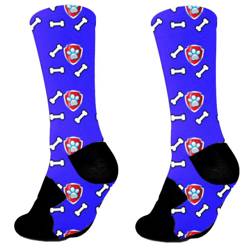 Chaussettes unisexes en coton pour hommes, Skateboard de rue, Fruits, citrouille, Chiens, Harajuku, Drôle, Garçons, Homme, Décontracté, Sox, Cadeau, Mode, Personnalité, 2024