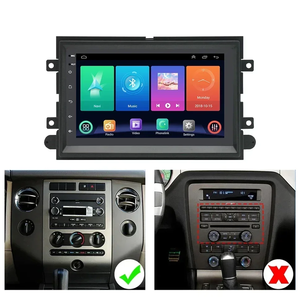 SEPTON Android 12 CarPlay Car Radio for Ford 500 F150 Explorer Edge Escape Sport Lincoln Expedition Mustang Player GPS Wifi