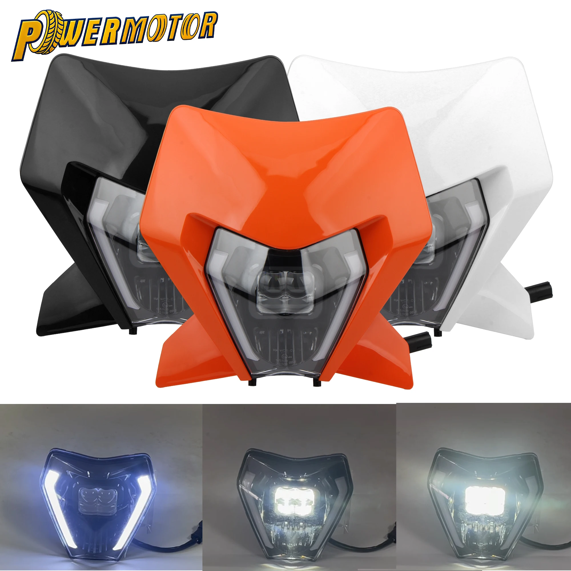 

Motorcycle LED Headlight For KTM EXC XC SX XCW EXCF SXW SXF 2024 Enduro Dirt Bike Headlamp Daytime Running Lights Modified